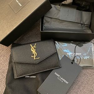 New Saint Laurent Uptown Flap Card Case